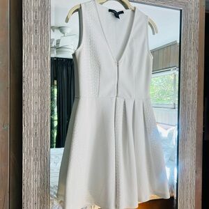 French Generation White Mini Dress Size S